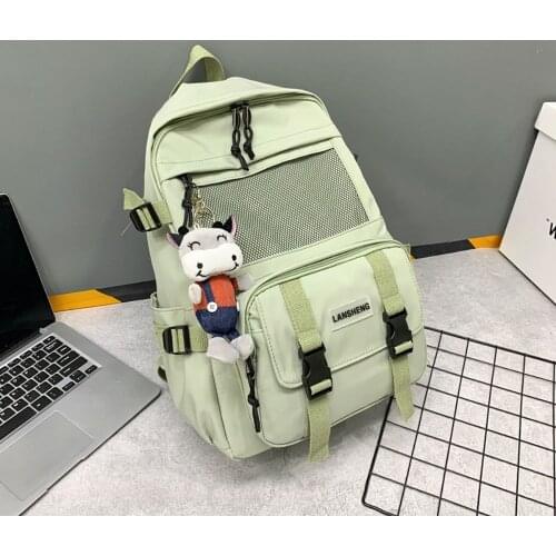 ABQP Oxford School Backpack For Girls Large Capacity Womens Laptop Backpack Travel Working Multifunction School Girls Backpack