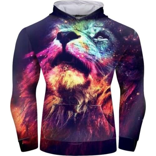 Cody Lundin 2021 High Street 3D Print Anime Men Hoodies Sweatshirt Lion bjj Hooded Pullovers Tops Oversized Streetwear