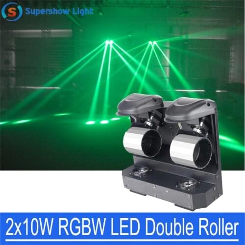 High Quality 2x10W LED Double Roller Scan Light Bar Effect Light DJ Disco Stage Scanner Light