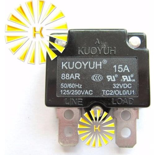 10PCS x 88AR 3A 5A 8A 10A 15A Automatic Reset Circuit Breaker Overload Switch Over Current Protector For KUOYUH