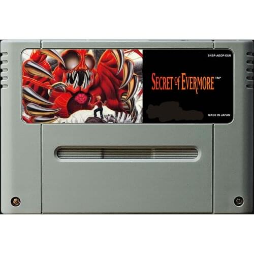 16Bit Games ** Secret of Evermore ( French PAL Version!! French Language!! )