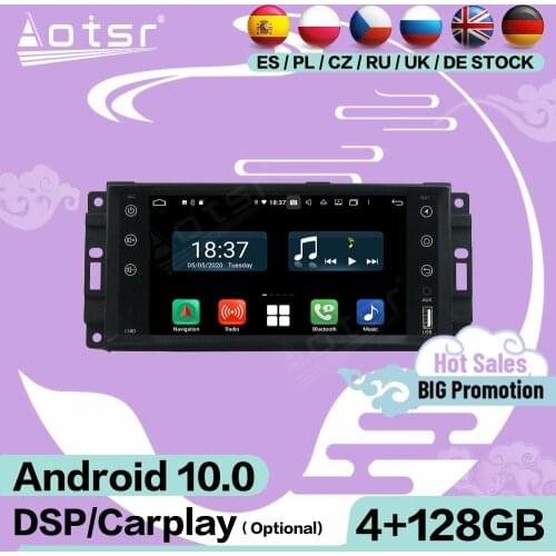 2 Din 128G Multimedia Stereo Android Video Player For Jeep Universal GPS Navigation Headunit Auto Audio Radio Receiver Head Unit