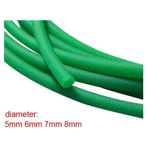 5mm 6mm 7mm 8mm Rough surface Polyurethane round belt pu driving band industrial circular Connection with Motor conveyor belt