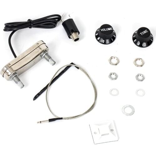 Acoustic Guitar Passive Preamp Piezo Pickup PS700 With 500K 1 Volume 1 Tone