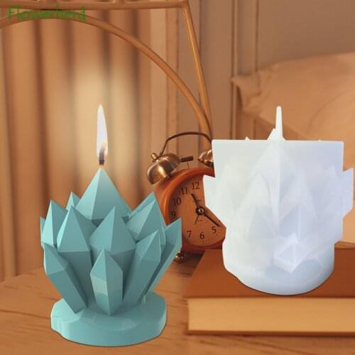 Large Crystal Cluster Altar Mould Candle Silicone Mold Candle Making Supplies DIY Epoxy Resin Molds Table Decoration Home Decor