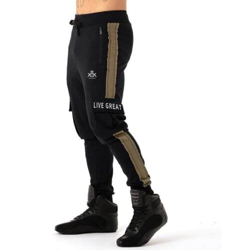 Men Pants Fitness Casual Elastic Pants men Bodybuilding Clothing Casual Joggers Sweats Pants Summer muscle mens training pants