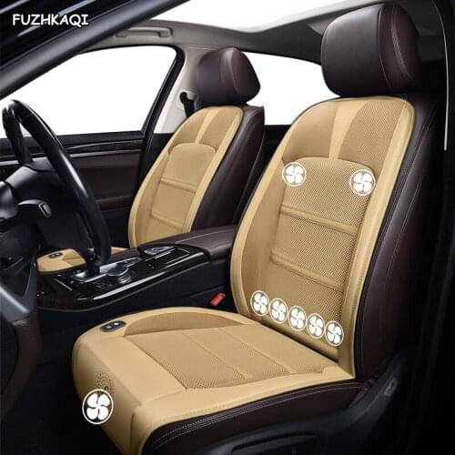 FUZHKAQI 12V Seat ventilation 1pc car seat cover for Acura all models CDX RDX ZDX ILX TLX RLX RL TL TLX-L summer Pad Cushion