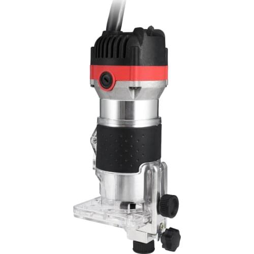 220V 800W Woodworking Electric Trimmer Wood Milling Engraving Slotting Trimming Machine Hand Carving Machine Wood Router