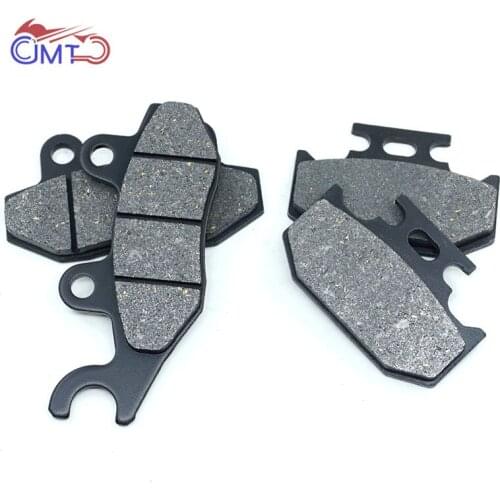 For Kawasaki KDX250 KDX250R KDX250E 1991-1994 KDX200 KDX200SR 1990-1993 Front Rear Brake Pads Kit Set KDX 250 E R SR