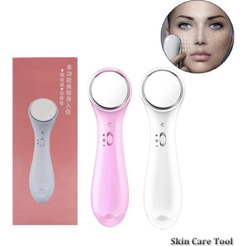 Electric Anti-aging Machine High Frequency Ultrasonic Facial Beauty Device Ionic Clean Wrinkle Removal Skin Care Facial Massager