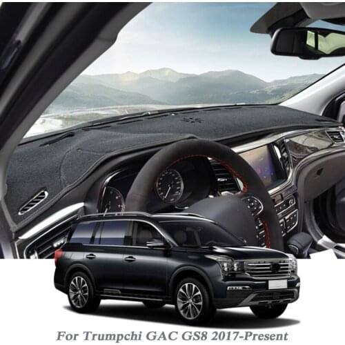 Car Styling Dashboard Avoid Light Pad Instrument Platform Cover Mat For Trumpchi GAC GS8 2017-Present LHD&RHD Anti-Dust Mat