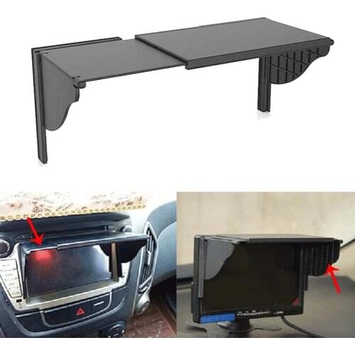 1 PC Black GPS Sunshade Visor Lens Hood For 8-Inch GPS Anti-Glare Car Navigator Cover Sun Shade GPS Screen Visor Hood
