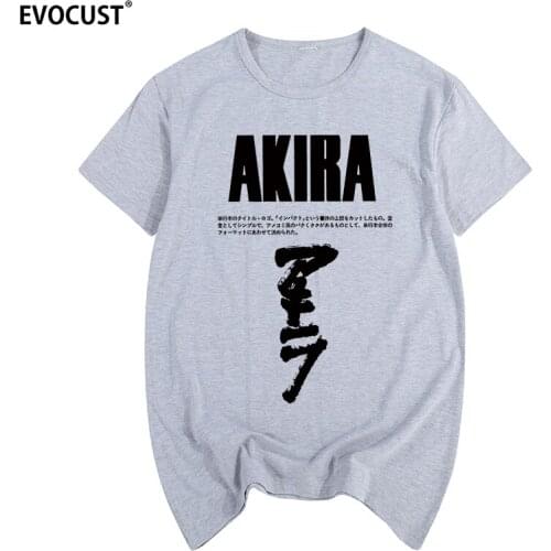 Akira Japanese Retro Anime Streetwear Summer Funny carton T-shirt Cotton Men T shirt New TEE TSHIRT Womens