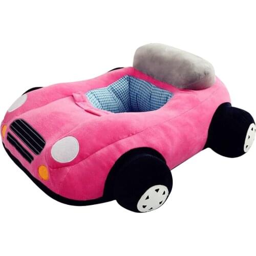 Cute Car Children Reading Seating Sofa Cover Kids Mini Chair Baby Bedroom Playroom Stuffed Toy