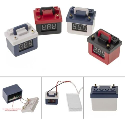 RCTOYFUN RC 1/10 Car DIY Modle Decoration Parts Simulation Battery Lithium Battery LPO Low Voltage Alarm Garage Decoration Parts