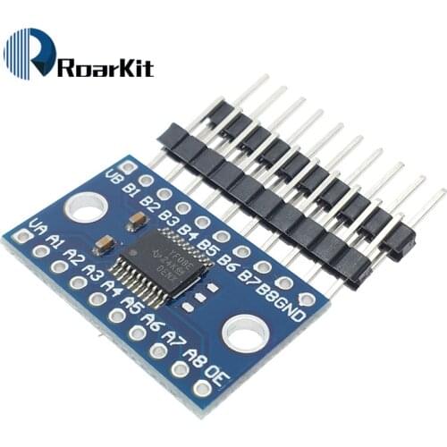 3.3V 5V TXS0108E module 8 Channel Logic Level Converter Convert TTL Bi-directional Mutual Convert