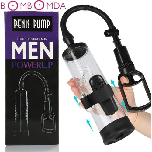Vibration Penis Pump Penis Enlargement Adult Sex Toys for Men Penis Enlargement Vacuum Pump Penis Extender Male Sex Toys Pump