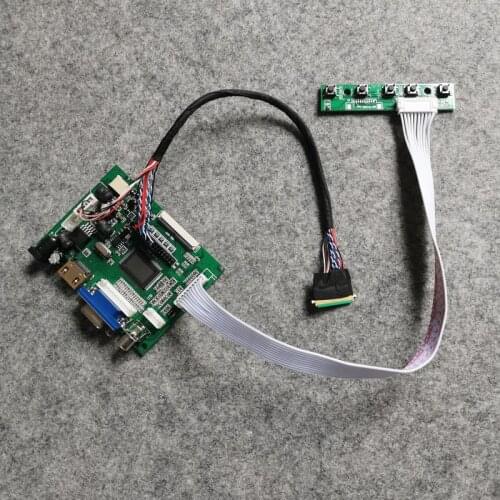 LCD display controller drive board WLED 60Hz VGA+AV laptops For LP133WH1/LP140WH1 screen panel DIY kit 1366*768 40-Pin LVDS