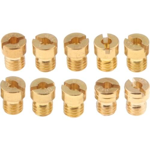 10 Size Motorcycle Carburetor Repair Assy Kit M5 Main Jet Set 130 132 ... 150