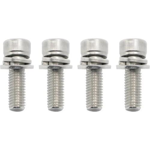 4pcs Exhaust Manifold Studs Allen Screws Bolts 7518234 For Polaris Sportsman 600 700 800 Ranger XP RZR General ATV