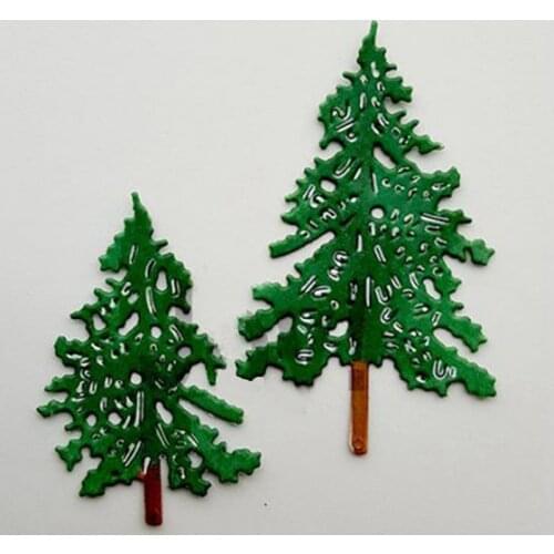 Christmas Tree Metal Steel Frames Cutting Dies DIY Scrap Booking Photo Album Embossing Paper Cards