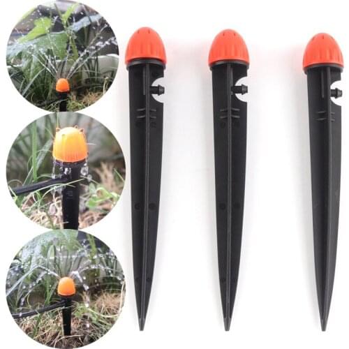 20~50Pcs 17cm POM Drip Irrigation Sprinkler High-Quality Greenhouse Plants Ground Dripper Micro Garden Irrigation Nozzle 4/7Hose