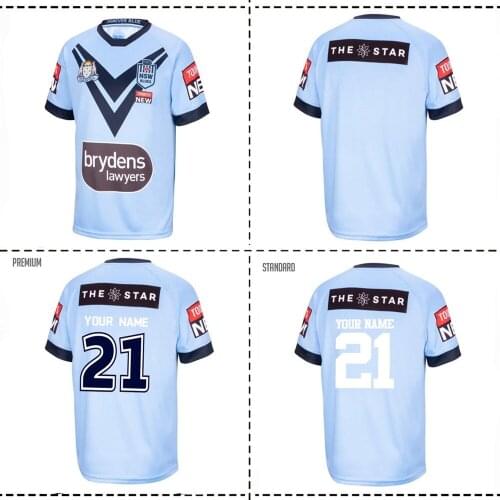2021 NSW BLUES STATE OF ORIGIN JERSEY NSW BLUES HOME RUGBY JERSEY NSW Blues 2021 Mens Jersey size S--5XL