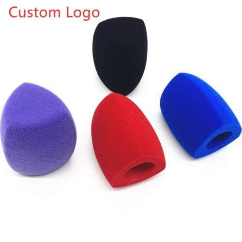 BlueMantis Microphone Sponge Printing Covers Customized Mic Windscreens Logo Foam Windshield For TV Stations Reporters Interview