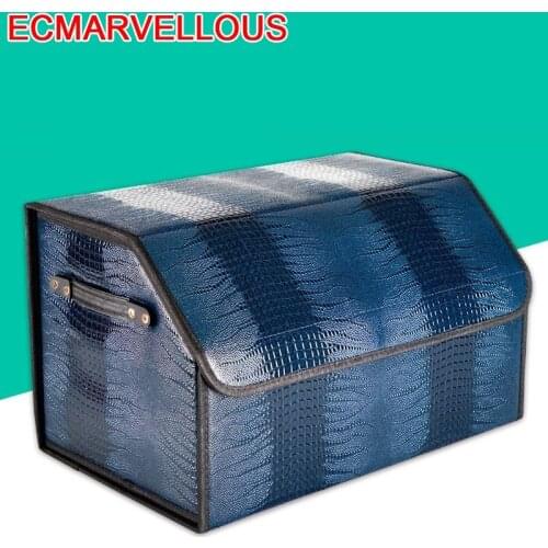 Para Auto Caja Organizadoras Decorativas Organizador Coche Storage Box Back Seat Interior Accessories Car Trunk Organizer