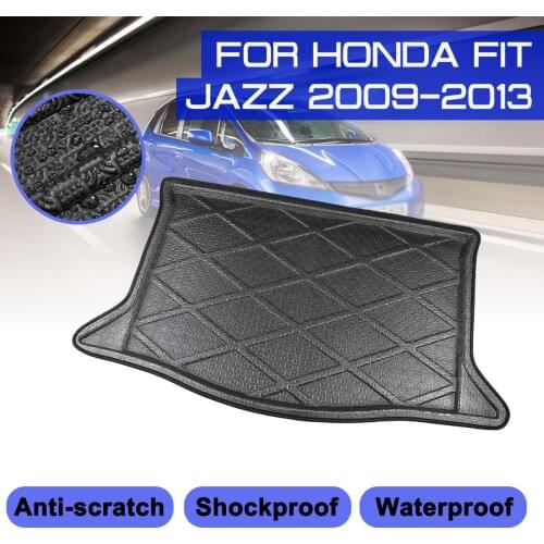 For Honda FIT JAZZ 2009 2010 2011 2012 2013 Car Floor Mat Carpet Rear Trunk Anti-mud Cover