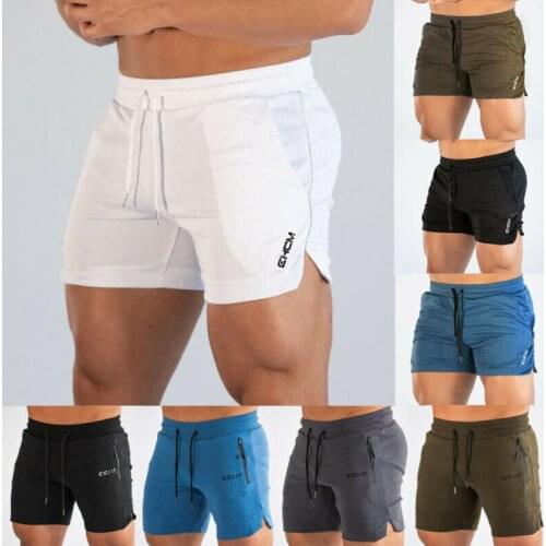 Mens Sports Training Bodybuilding Summer GYM Shorts Workout Fitness Short Pants