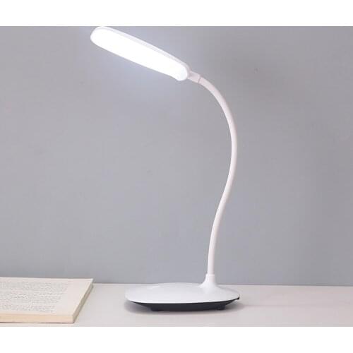USB Rechargeable LED Desks Table Lamp Touch Switch 3 Modes Desk Reading Lamps Night Light Flexible Adjustment Of Angle