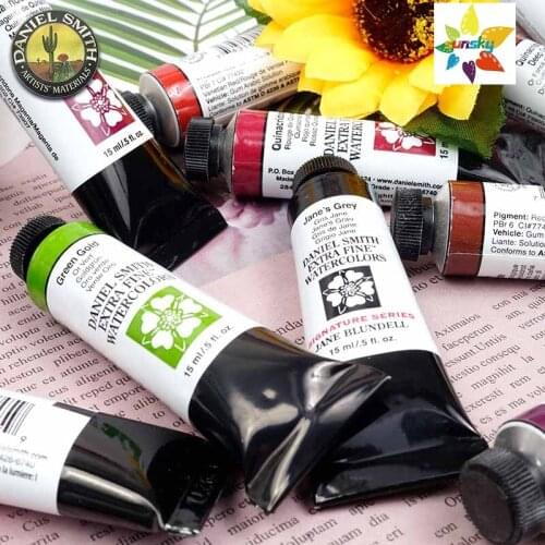 Original Daniel Smith Meticulous Artists' watercolor Good water solubility single tubular 15 ml 2 level 73 colors Self selected