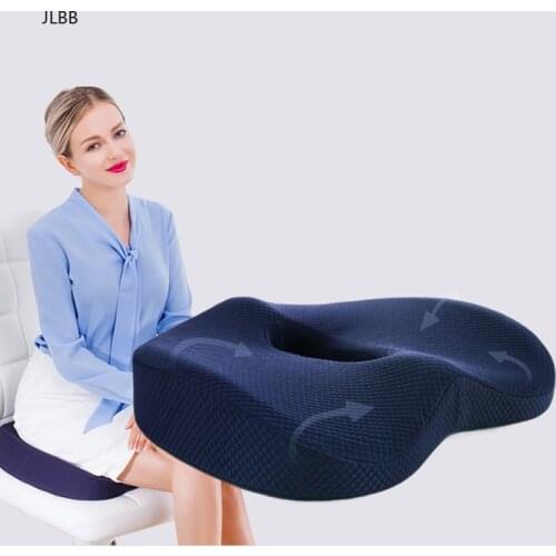 Memory Foam Hemorrhoid Seat Cushion Hip Support Orthopedic Pillow Coccyx Office Chair Cushion Car Seat Wheelchair Massage Pillow
