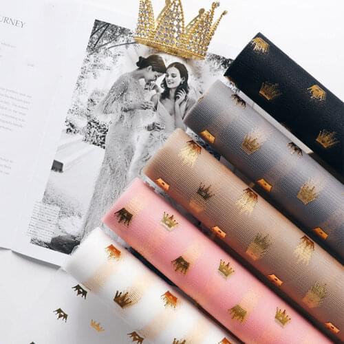 Tissue Paper 0.5*5M Craft Paper Floral Crown Wrapping Scrapbooking Paper Gift Decorative Flower Paper Arts Home Decoration Party