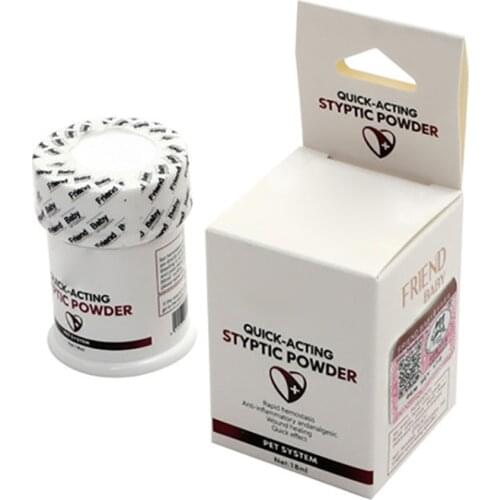 Pet Styptic Stop Bleeding Powder for Dogs Cats Birds Anti-inflammatory Antibacterial Broken Injury Traumatic Hemostatic Powder