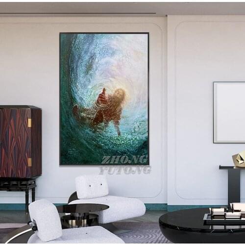 Jesus Christ The Hand Of God Canvas Poster And Prints Decorative Wall Art Pictures Painting For Living Room Home Decoration