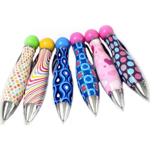 2pcs Random Short Paragraph Cute Ballpoint Pen Creative Office School Stationery Push Shape Writing Pen For Kids Gift