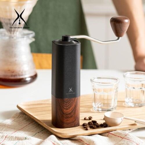 Hand crank Manual grinding Mini Portable Coffee milling machine Stainless Steel Han Burr Mill Coffee Grinder
