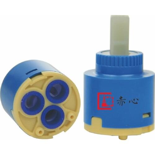 40mm flat angle three holes single seal spool faucet spool faucet three hole spool