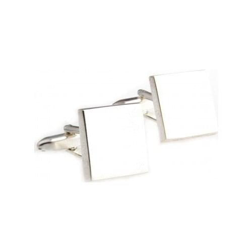 Siver Square Metal Cufflink Cuff Link 2 Pairs Free Shipping Promotion