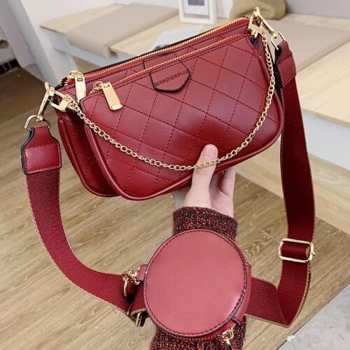 Crossbody Bags for Women Luxury Handbags Brand Designer Ladies Shoulder Bags with Purse Diamond Lattice Messenger Bag Female Sac