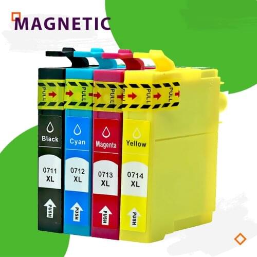 T0711 711 12pcs Compatible T0711 T0712 T0713 T0714 Ink cartridges for Epson stylus DX8400 DX8450 DX9400 DX9400F inkjet withchip