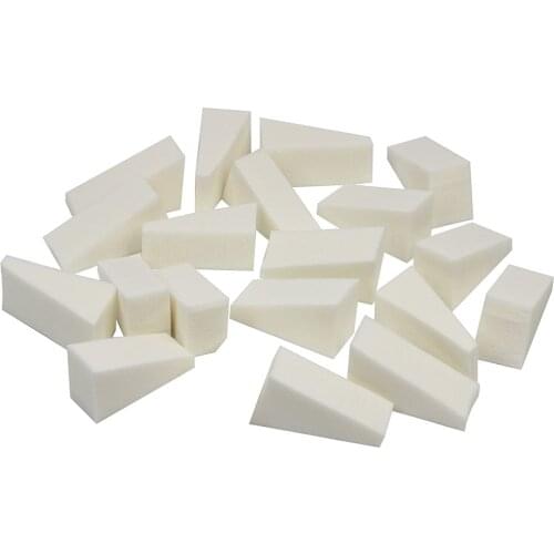 48 PCS Makeup Sponge Triangle Blender For Face Cosmetic Wedges Foundation Curve and Nail Art For Liquid Cream Powder Beauty Tool
