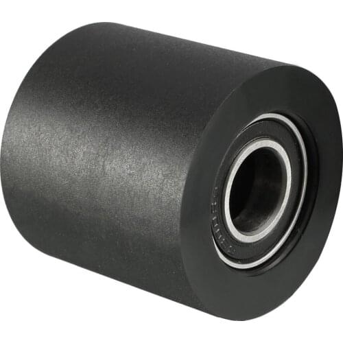 Uxcell Roller Idler Bearing Pulley Sliding Conveyor Wheel Black 10x30x30mm