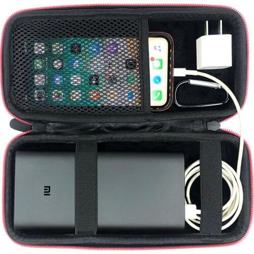 Power Bank EVA Hard Outdoor Case for Xiaomi Power Bank 3 Pro 20000mAh Portable Charger Case Carrying Pouch External Battery Bag