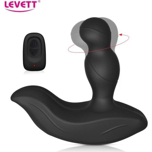 High End Rotating Vibrator Male Prostate Massage Vibrators Anal Plug Remote Control Sex Toys for Men Gay Masturbator Sex Shop