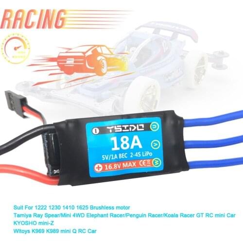 YSIDO Lightweight And Portable Size 18A ESC Motor Good Quality Material Exquisite Workmanship And Performance