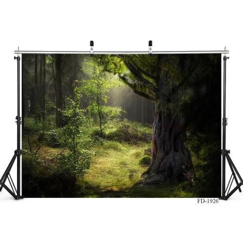 Green Forest Vinyl Cloth Photography Backgrounds For Baby Newborn Photographic Backdrops Photo Studio Photocall Photo Shootings