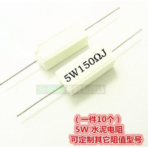 100% New&original 5W 150RJ 150 150J 5W150RJ 10pcs/lot